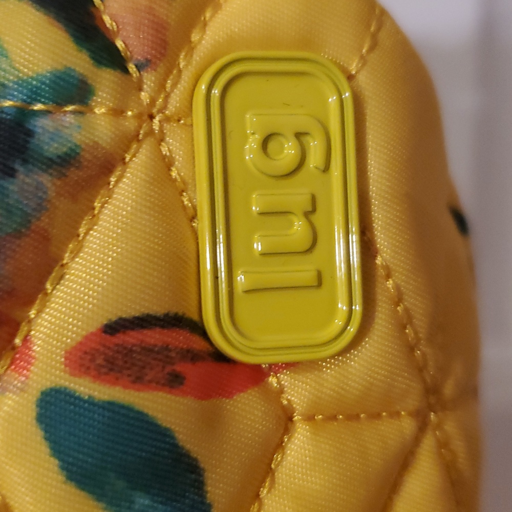LUG Floral Yellow Quilted Crossbody Bag - Picture 3 of 8